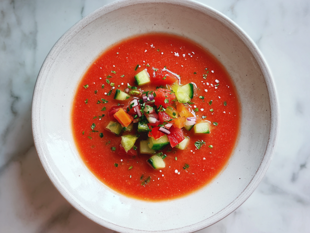 gazpacho-fresh-summer-soup-in-white-bowl-on-marble