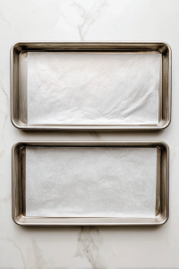 lining-the-baking-trays-with-baking-sheets-to-make-cookies