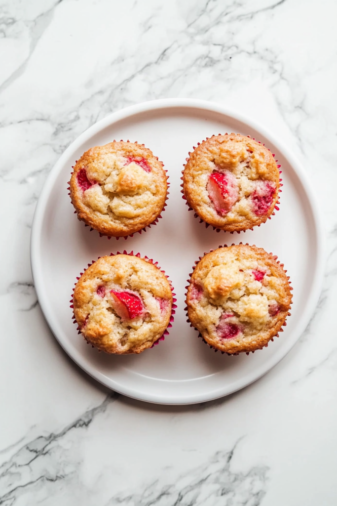 muffins-cooling-on-rack-over-white-marble-top