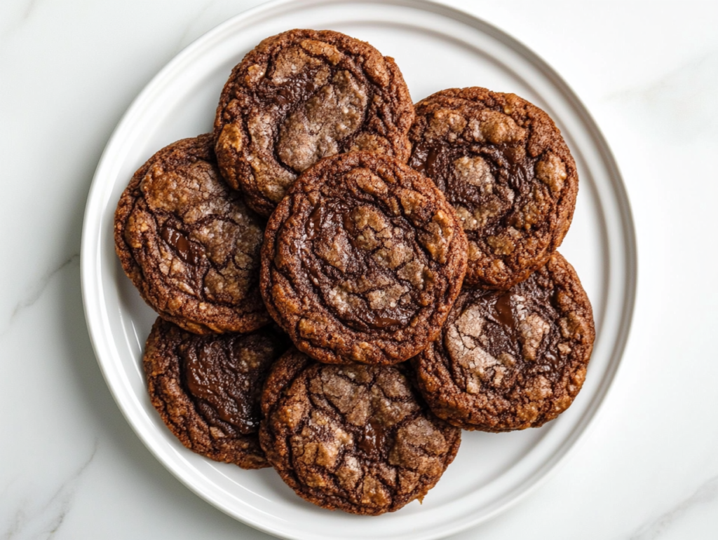 nutella-cookies-stacked-on-white-ceramic-plate-featured-shot