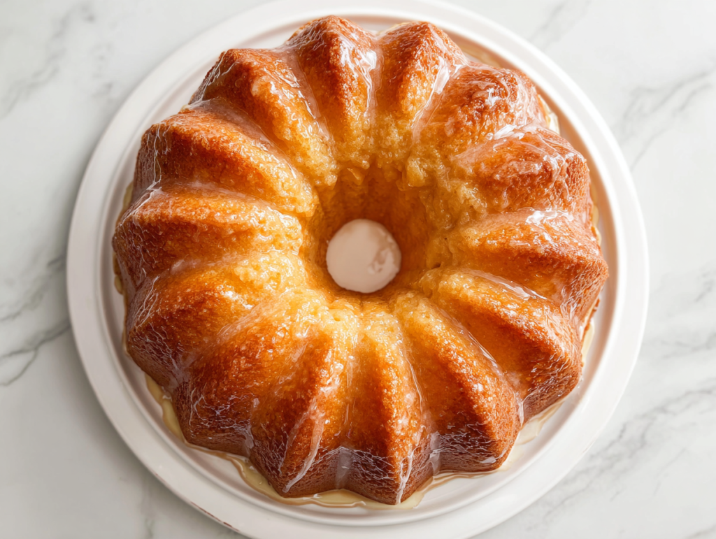 pineapple-cream-cheese-pound-cake-on-white-marble