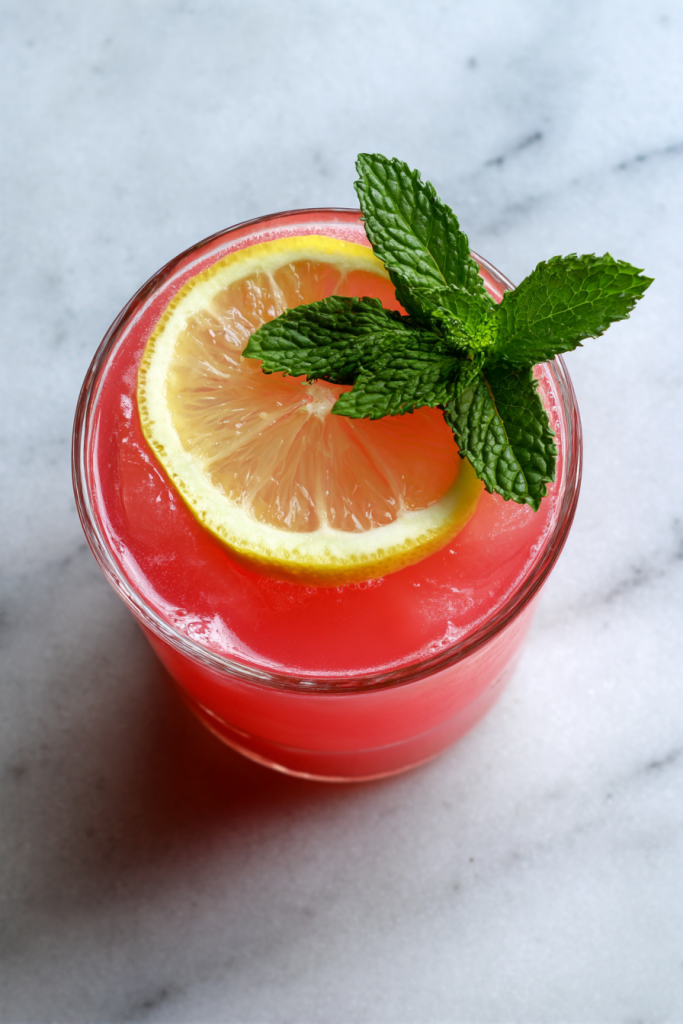 pouring-lemonade-over-watermelon-puree-in-glasses