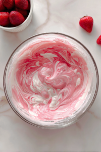 ready-strawberry-fool-mixture-in-glass-bowl