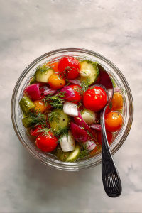 refrigerated-glass-jar-of-vegetables-on-white-marble-ready-to-marinate