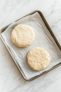 rolled-dough-sheets-on-baking-trays-for-chilling