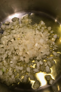 sauté the onions