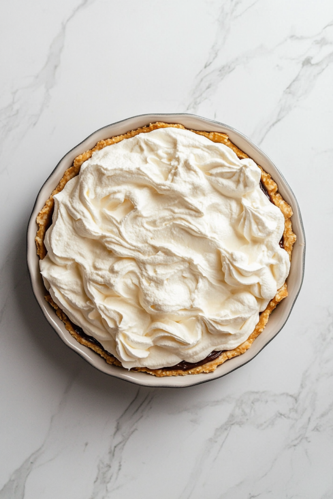 served-whole-nutella-pie-on-white-ceramic-plate-on-marble