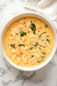 serving-marry-me-chicken-soup-in-black-dutch-oven