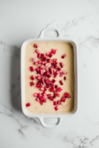 spreading-cake-batter-in-white-filled-handle-baking-dish