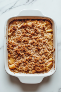 streusel-and-cinnamon-sprinkled-on-top-of-rhubarb-cake-batter