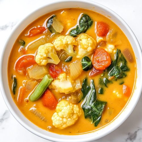 top-down-white-ceramic-bowl-keto-vegetable-soup-on-white-marble