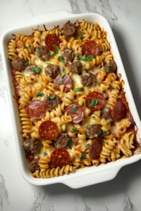 topping-casserole-with-mozzarella-and-whole-pepperoni