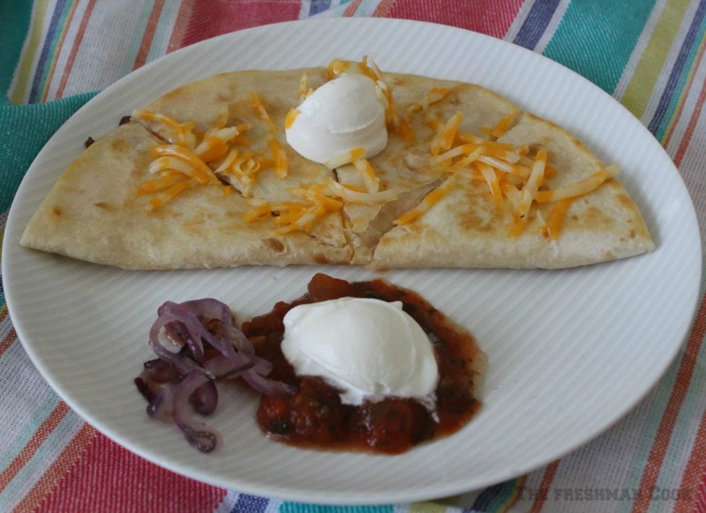 goat-cheese-and-red-onion-quesadilla