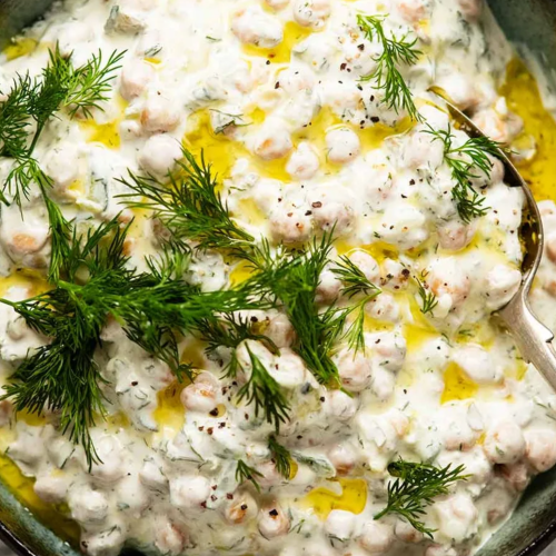 Zesty Tzatziki Chickpea Salad Recipe