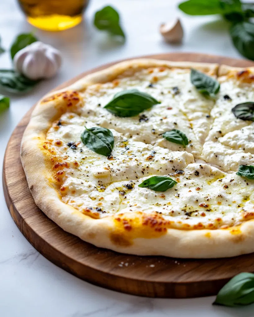Mozzarella Marvel White Pizza