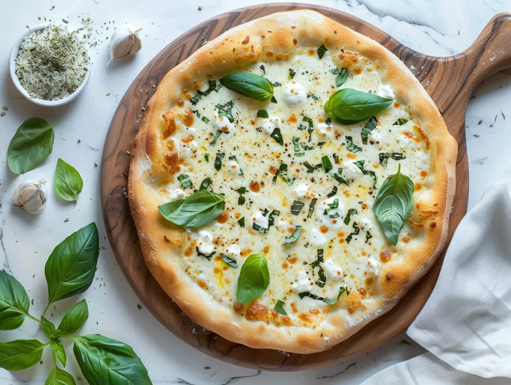 Ricotta & Mozzarella Marvel White Pizza Recipe