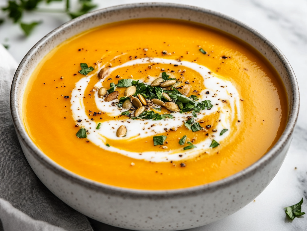 Roasted Butternut Squash Soup Recipe