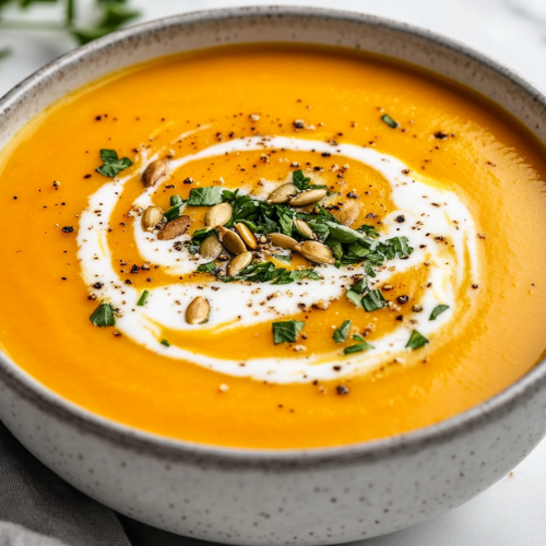 Roasted Butternut Squash Soup Recipe