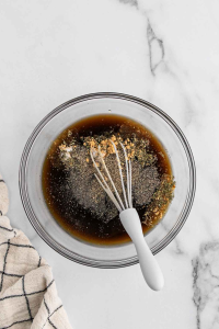 whisk together apple cider, broth