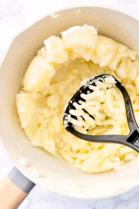 use a fork to mashed