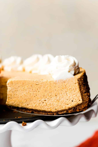 Serve slices with a dollop of whipped cream