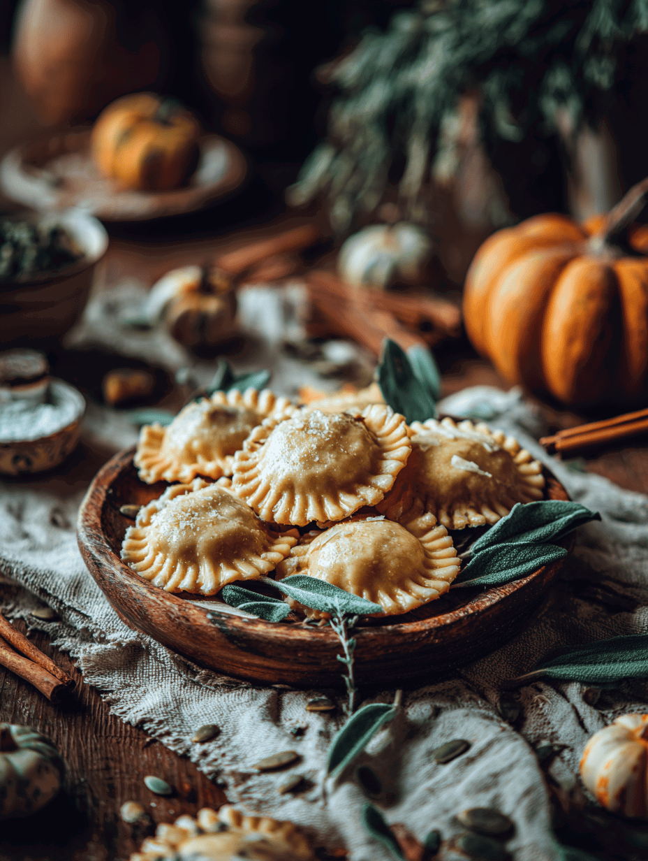 Roasted Pumpkin Ravioli: A Cozy Fall Treasure with a Rustic Twist ...
