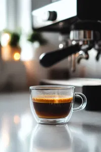 Brew a strong shot of espresso