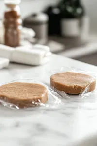 Divide the dough into two equal portions