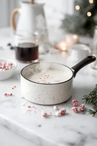 Heat the milk in a small saucepan