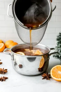 Remove the pot from heat