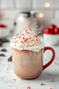 Sprinkle crushed peppermint