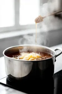 Stir in honey or maple syrup