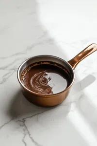 Stir in the chocolate syrup