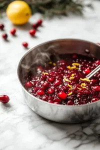 Stir in the whiskey and lemon zest