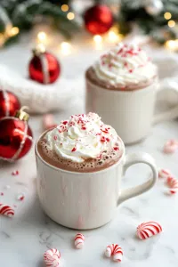 Top each mug with a generous dollop of whipped cream