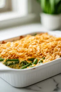 Transfer the mixture into a baking dish