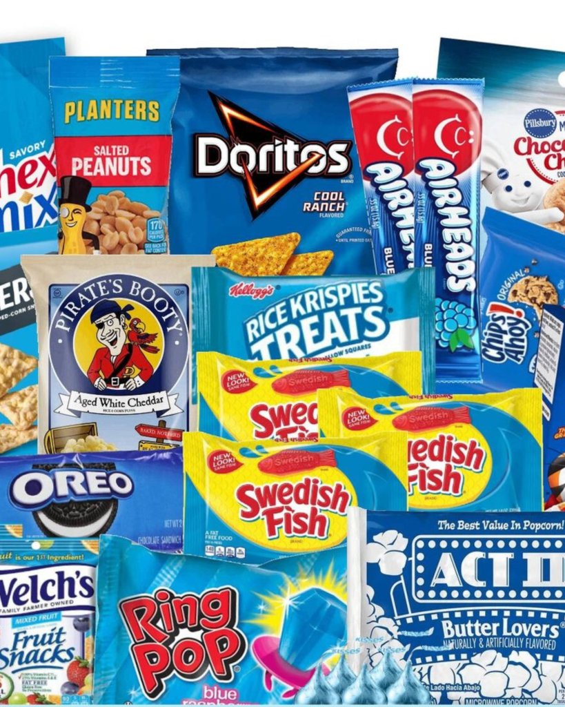 Blue Snack & Chill Box