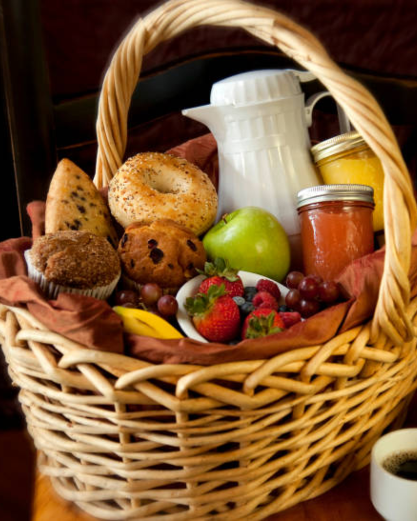 Breakfast in Bed Basket