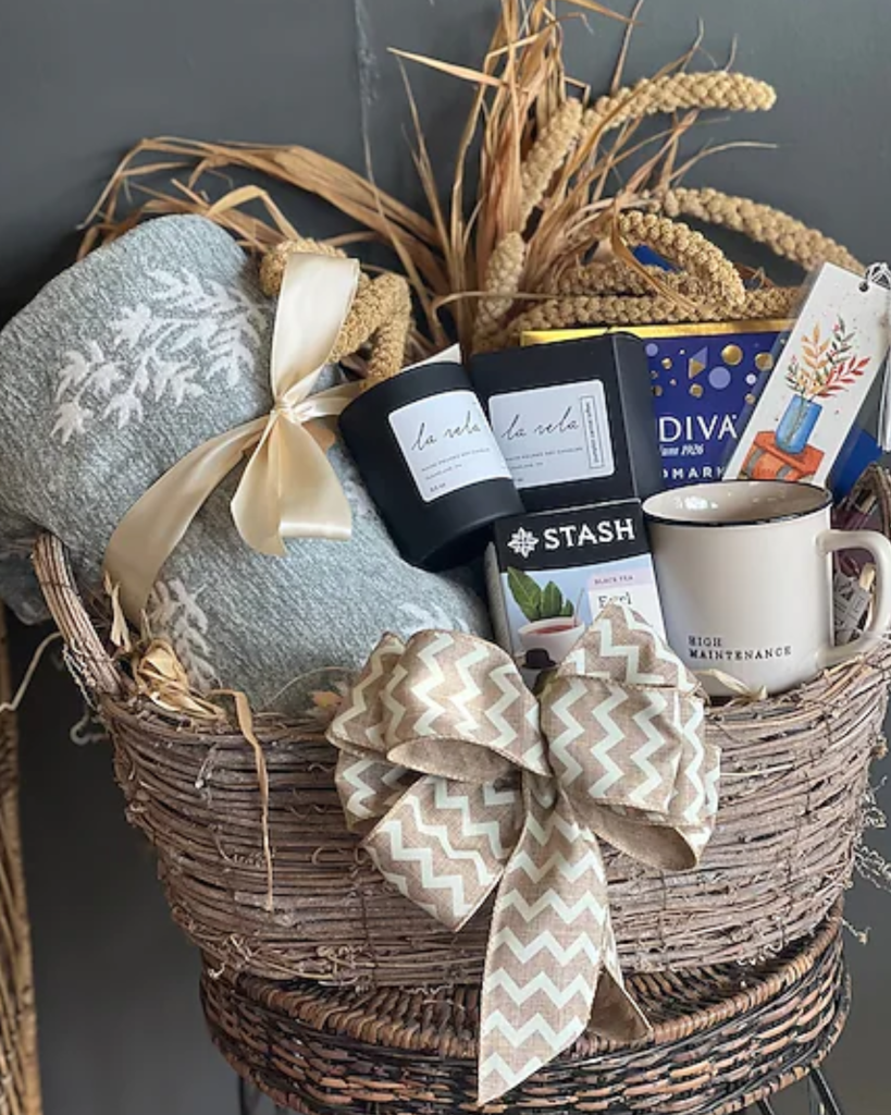 Cozy Night In Basket