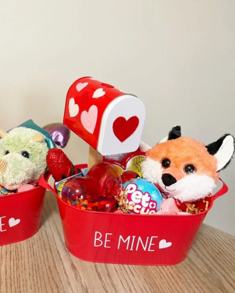 Handmade Valentine Basket