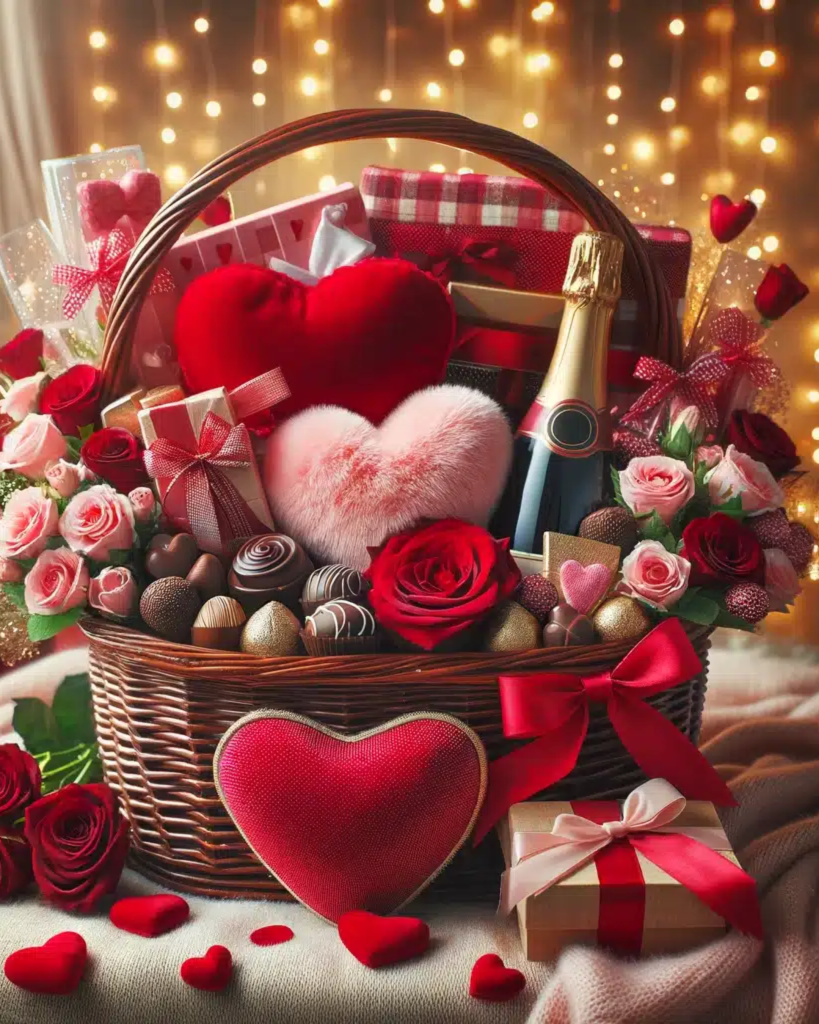 Love-Themed Journal Basket