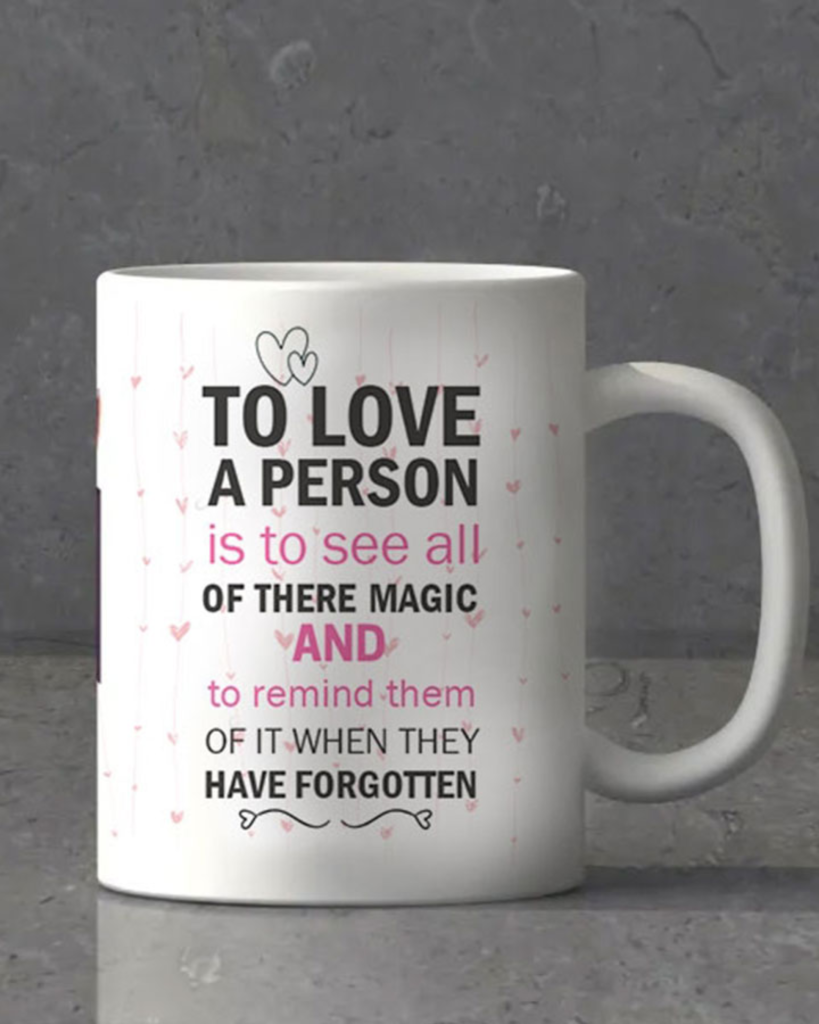 Personalized Mug With Message