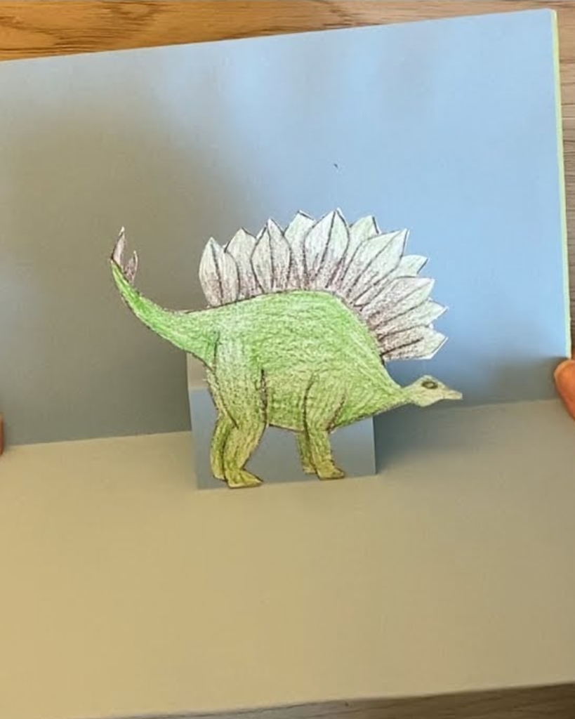 Pop-Up Dinosaur Card