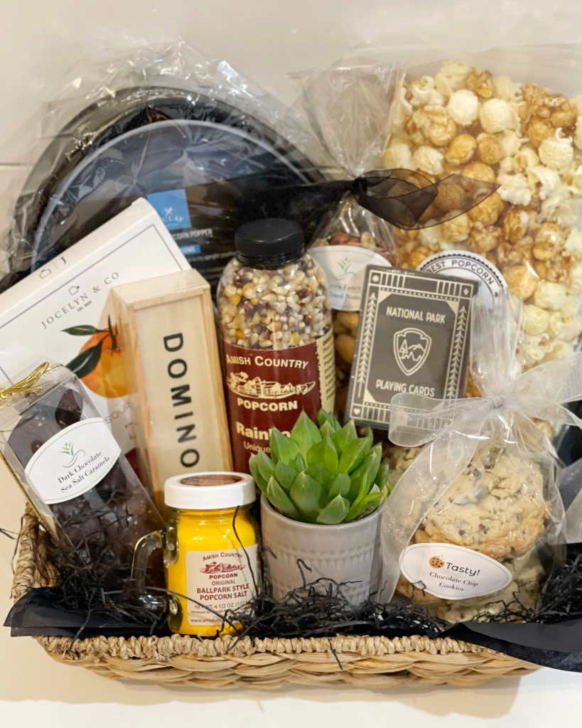 Romantic Movie Night Basket