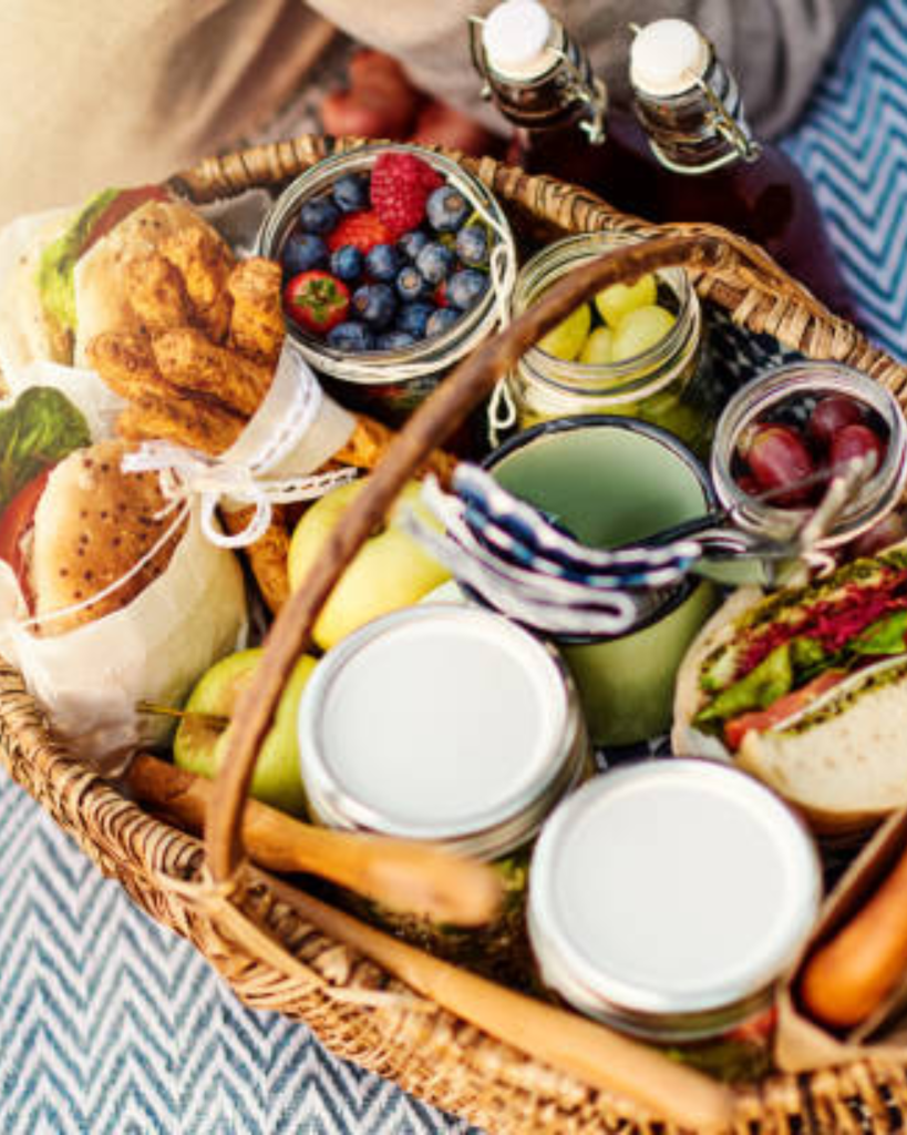 Romantic Picnic Basket
