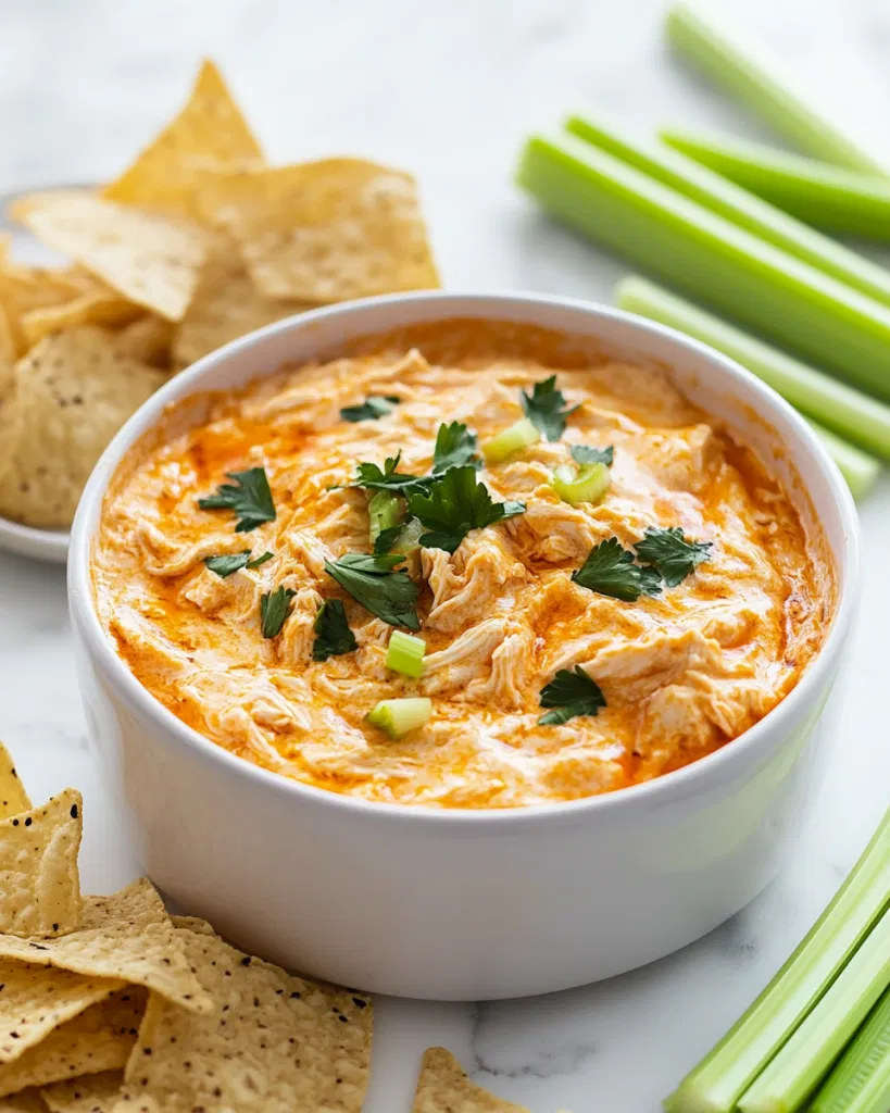 Buffalo Chicken Crockpot Dip