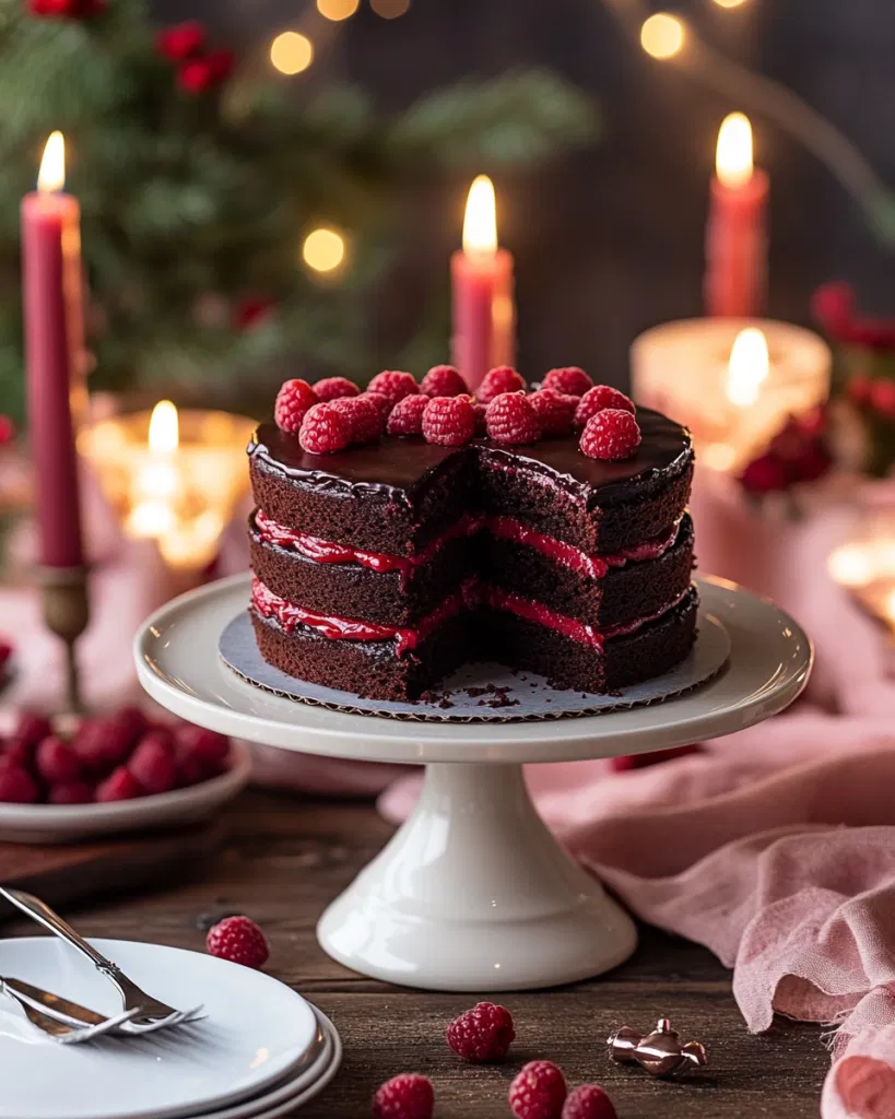 Chocolate Raspberry Cake