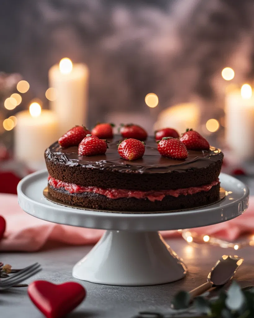 Chocolate Strawberry Cake