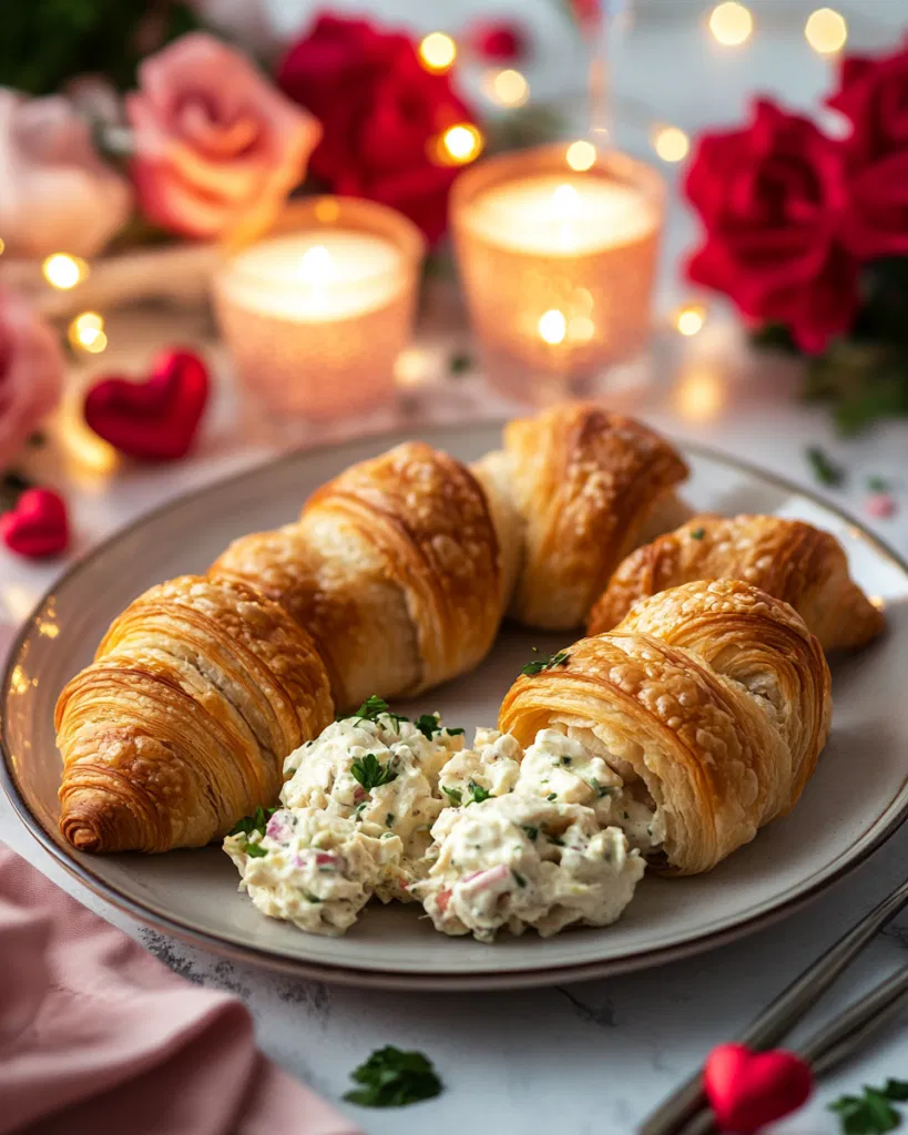 Creamy Chicken Salad Croissants
