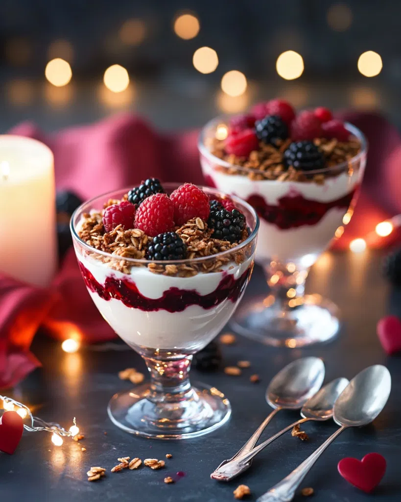 Greek Yogurt Parfaits with Berries